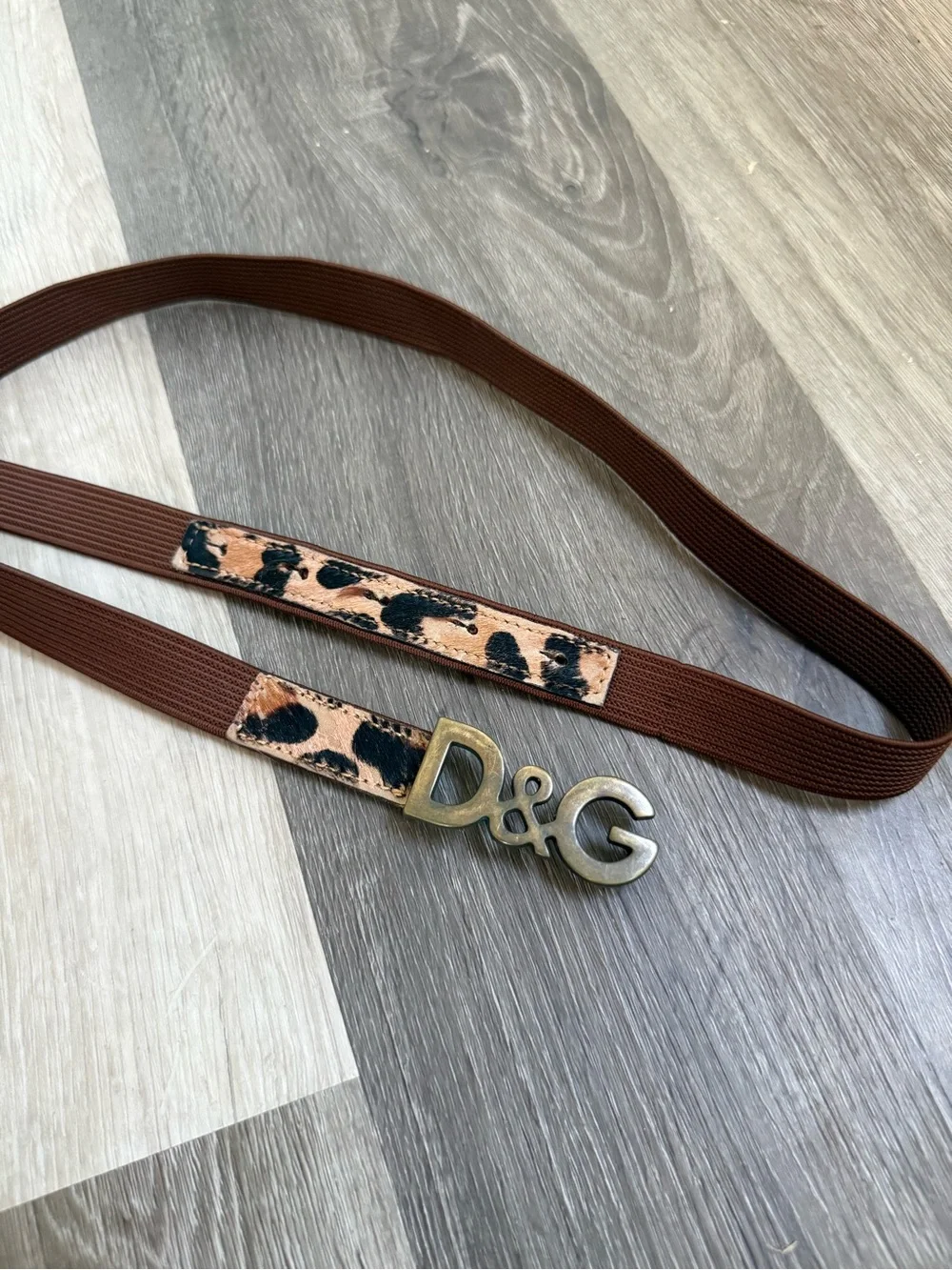 D&G belt Dolce & Gabbana Fur Elastic Medium